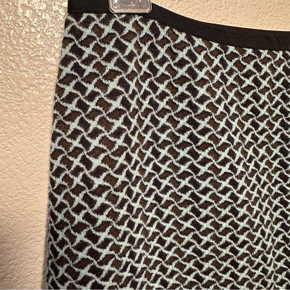 Diane vonFurstenberg Skirt Size 4 Brown Blue - Picture 4 of 10